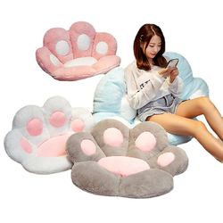 Jying Lænestol Seat Cat Paw Pude Til Office Dinning Chair Desk Ryglæn Pillow Office Sæder Massage Cat Paw Pude Tegnefilm Pink L