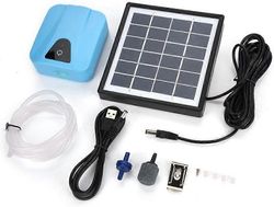 Augro Ammattimainen aurinkolammen ilmastin, happipumppu lammen ilmapumppu happipumppu aurinkoenergialla toimiva ilmastin, 2L / min