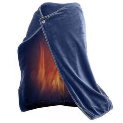 Yunshu Vintervarmepude Soft Flannel elektriske varmetæpper 100 x 70CM flåde