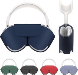 Älykäs kotelo Airpods Maxille (tummansininen), automaattinen lepotila, naarmuuntumaton pölytiivis suojakotelo, kannettava kantolaukku Apple Airpod ...