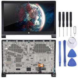 Oem LCD-skærm til Lenovo Yoga Tablet 2 Pro 1371f Digitizer fuld samling med ramme (sort)