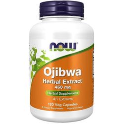 NOW Foods NOW Elintarvikkeet Ojibwa yrttiuute 450mg kapselit 180