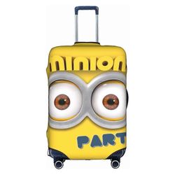 Minions Travel -matkatavaran kansi 18-32 tuumaa korkea joustava paksunnettu tavaratilan kansi, pölytiivis ja naarmuuntumaton matkalaukun suojakansi...