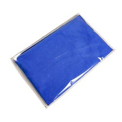 Zhuopai Dobbeltsidet fleece hurtigtørrende håndklæde Transportabelt Yoga fitnesshåndklæde Absorberende mikrofiber sportshåndklæde royalblue twinset