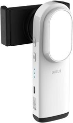 AIR Sirui Es-01 Smartphone håndholdt Gimbal stabilisator med Fyld lys spejl og Bluetooth tilslutning kompatibel med de fleste telefon-hvid