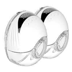 2kpl handsfree-rintapumppu puettava sähköinen rintapumppu kevyt led-näytöllä 4 tilaa &; 12 Valkoinen 1-Pack