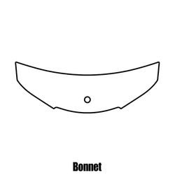 Window-Tint Clear Protection Film for Saab 05-sep 2010 til 2011 - Bonnet beskyttelse film Klar Gloss PPF