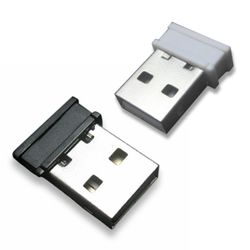 Niutu0 Universal 2.4g trådløs modtager USB-adapter til computermus tastaturforbindelse Sort