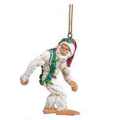 Bigfoot Yeti Sasquatch Julgransdekoration Fars dag Hide N Seek Present Julprydnad Charm Dekorativt Hängsmycke