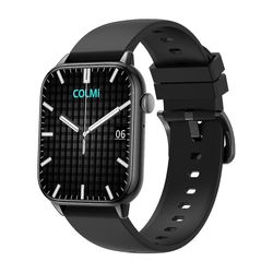 Colmi C60 Smartwatch 1.9 tommer fuld skærm Bluetooth-opkald puls søvnmonitor 100 sportsmodeller Smart Watch Mænd Kvinder Sølv