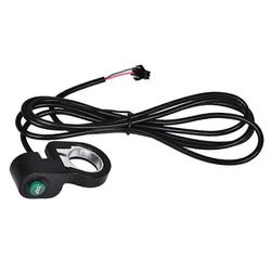 Universal Touch ohjaustangon torvikytkinpainike Electrombile-moottoripyörälle (musta)