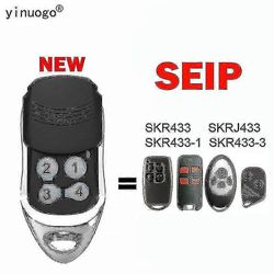 Varten Seip Skr 433 J433 433-1 433-3 Kaukosäädin Autotallin ovenavaaja 43392MHz Rullauskoodi Seip Skr433 Skrj433 Skr433-1 Skr433-3