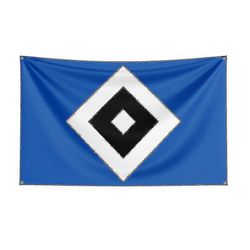 3x5 Hamburger Sv Flag polyesteripainettu kilpa-urheilubanneri koristeluun C 150 x 240cm