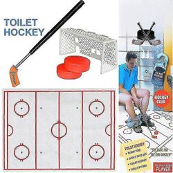 Jääkiekko Lelu jääkiekko peli Decompression Hauska WC Peli Lahja lapsille Lapsille