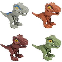 Zhuopai 4pcs Finger-bidende Dinosaur Fælles bevægelige Simulation Model Legetøj set1