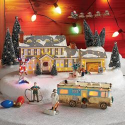 National Lampoon Christmas Vacation Griswold Holiday House Display dekorasjoner C A