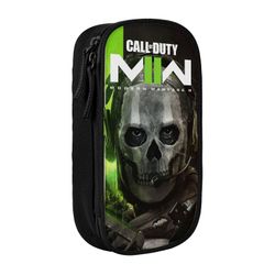 Call Of Duty Big Capacity lyijykynäpussi Suuri kapasiteetti vedenpitävä ja kestävä kynäpussi Penaali vetoketju järjestäjälaatikko OneSize 5x10.5x21cm