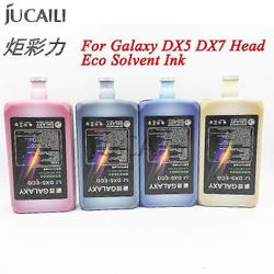 hg JCL 1L Eco liuotin muste lämmönsiirto vinyylimuste Galaxy Dx5 Dx7 -laitteelle Xuli Human Ecosolvent -tulostimelle 22119 kuten kuvassa