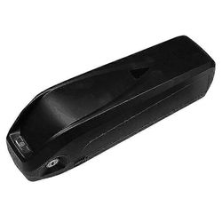 48 V sähköpolkupyörän akkukotelo 5 V USB:llä, mahtuu 65 kpl 18650 sähköpyörän maastopyörään Musta