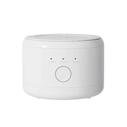 Kannettava ultraäänipidikkeen puhdistuskone hammasproteeseille pidike suusuoja linjaimen valkaisu tr Valkoinen