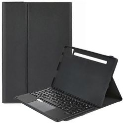 Yhteensopiva Lenovo Idea Tab Pro -nahkakotelon kanssa, jossa on englantilainen ukrainalainen Bluetooth-yhteensopiva näppäimistö kosketuslevyllä Mon...