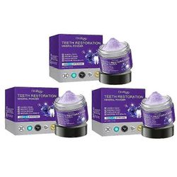 1/2/3kpl Uusi Hampaiden palauttaminen mineraalijauhe, mineraalihammasjauhe, hampaiden valkaisu 1PC