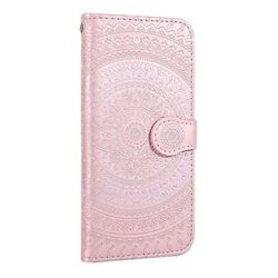 AIR Samsung Galaxy A7 (2018) Flower Flip Case Cover - Rose Gold