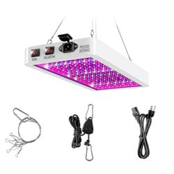 1000w 216 LED-kasvilamppu kasvaa lamppuspektri sisäkasvit kasvavat lamppukasvi