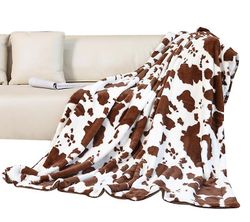 Handuo Super blød sofa tæppe, tv-seng fuzzy tæppe kaffe 130*160cm