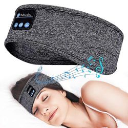 Ddyyhe Sleep Headphones Bluetooth Hodebånd, Trådløse Hodebånd Hodetelefoner Hodetelefoner Med Tynne Høyttalere, Sleep Ørepropper, Sove hodetelefone...