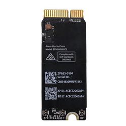 Langaton kortti Wifi lentokenttäkortti Bcm943602CS Wifi-kortti Macbook Prolle Retina 13 tuumaa 15 tuumaa A1398 A15 Musta