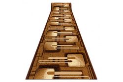 RugsX Runner BCF MALINA brun 60 cm 60x130 cm
