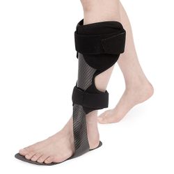 Afo Brace Letvægts Ankel Fod Ortose Fod Drop Brace Afo Rehabilitator For Drop Foot, Stroke, Hemiplegia M-Left (Carbon Fiber)