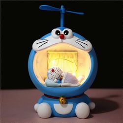 Doraemen yövalo yö yölamppu söpö lasten pöytävalaisin huoneen sisustus chirstmas lahja