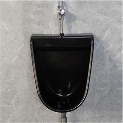 Yksinkertaiset pisuaarit miehille, seinälle kiinnitettävä muovinen pisuaari, musta ulkokäymälä autotalliin, matkoille ja autokäyttöön