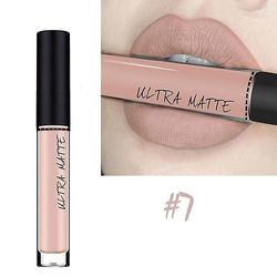 Sexet langtidsholdbar vandtæt ultra mat flydende læbestift fugtighedscreme fløjl læbestift kosmetisk skønhed makeup 7