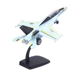 Metal Trykstøbt Pull Back Led American F/a-18 Aircraft Strike Fighter Planes Model med Stand Collectibles Keepsake