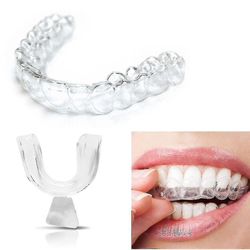 4pcs Silikon Night Mouth Guard For tenner knugende sliping, Dental Bite Sleep Xinmu 2 stk.