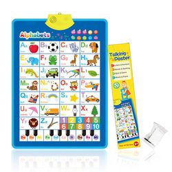 Elektroniskt alfabet Väggdiagram Talande musikaffisch Baby Learning Pedagogiska leksaker