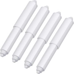 4 kpl wc-paperipidike rullan vaihto muovijousi ladattu, paperipidike sisäosa (valkoinen)