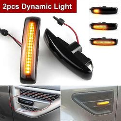 2x LED-sivumerkkivalot toistimen merkkivalo Rover Sport L320 Land Rover Lr2 Freeland 2 L359 Lr3 Lr4 Discovery 3/4 L319 2 kpl dynaaminen