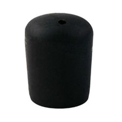 Hengittävä vavan päätykansi Helppo asentaa Onkivavan pyrstötulppa musta M