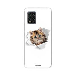 Crazy Kase Skrog til Xiaomi Mi 10 Lite Soft Cute Cat