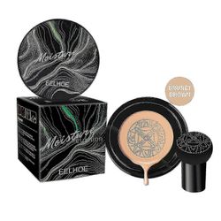Uusi 2023 Mushroom Head Bb Air Cushion Cc Cream Concealer Whitening Makeup Cosmetics Moisturizing Cushion Waterpro Brunet ruskea