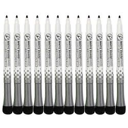 GXIN G-208 12kpl / Aseta kuivapyyhkimismerkit Valkotaulumerkit Erittäin hienot kärkimerkit koulutoimistoon Kotiin Musta