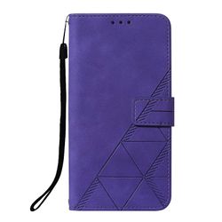 Gangxun Kompatibel med Xiaomi Redmi 10/ 10 Prime Case Læder Folio Cover Wallet Magnetic Premium Etui Coque lilla