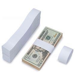 300 kpl rahaa paperinauhat tarrarahanauhat tyhjät käteisnauhat pankeille supermarketeille kasinoille Monivärinen