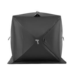 Succebuy Kannettava jääsuoja, 6-8 henkilöä, 70 neliöjalkaa kalastettava alue, vedenpitävä Oxfordin jääkuutio ankkureilla/köysillä/kantolaukulla, 14...