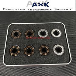 Gratis forsendelse 16stk keramisk schweizisk Bsb 608 8 * 22 * 7 mm Abec-11 Hybrid 6 hvide Zro2 bolde Skateboard Leje Skøjteløb Håndspinner
