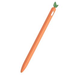 Kompatibel med 2. generations penneærme Cartoon Pen Sleeve Skridsikker Silikone Beskyttelsesetui Orange